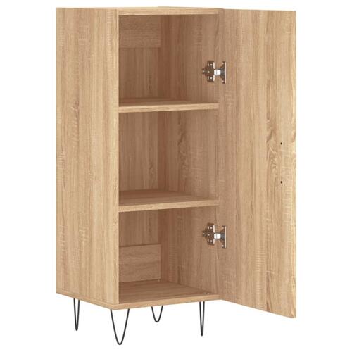 Skænk 34,5x34x90 cm konstrueret træ sonoma-eg