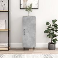 Skænk 34,5x34x90 cm konstrueret træ betongrå
