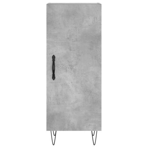 Skænk 34,5x34x90 cm konstrueret træ betongrå