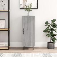 Skænk 34,5x34x90 cm konstrueret træ grå sonoma-eg