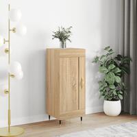 Skænk 34,5x34x90 cm konstrueret træ sonoma-eg
