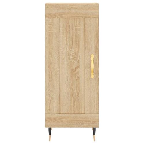 Skænk 34,5x34x90 cm konstrueret træ sonoma-eg