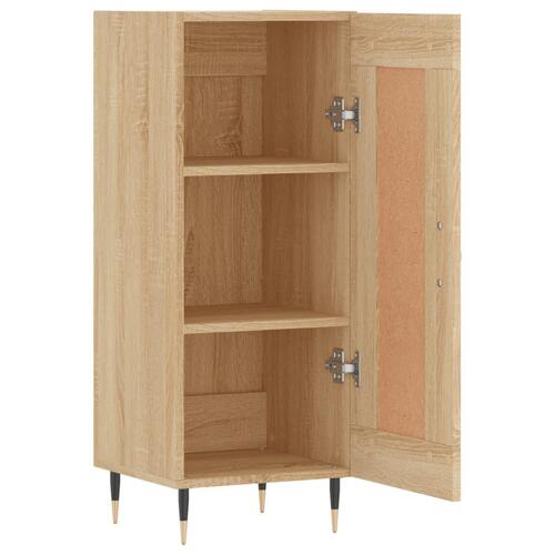 Skænk 34,5x34x90 cm konstrueret træ sonoma-eg
