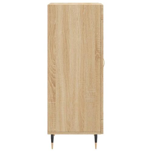 Skænk 34,5x34x90 cm konstrueret træ sonoma-eg