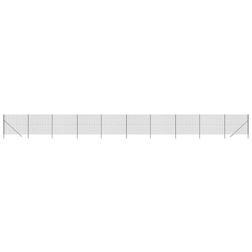 Trådhegn 1,6x25 m galvaniseret stål antracitgrå