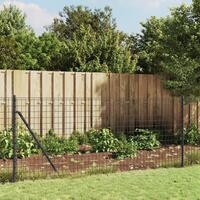Trådhegn 1,1x25 m galvaniseret stål antracitgrå
