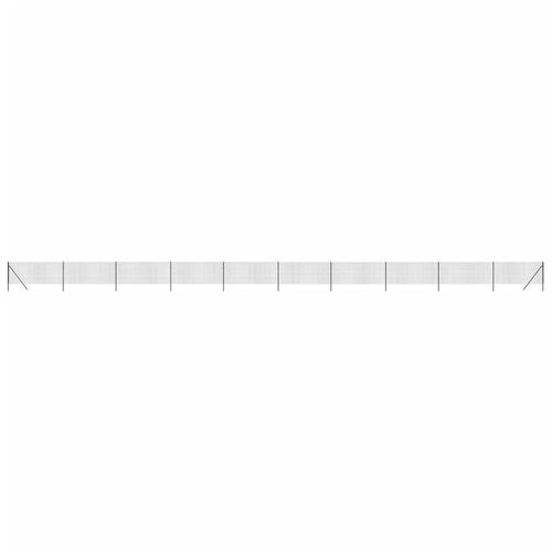 Trådhegn 1,1x25 m galvaniseret stål antracitgrå