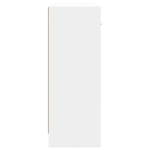 Skænk 91x28x75 cm konstrueret træ hvid