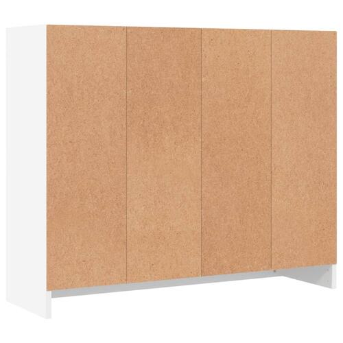 Skænk 91x28x75 cm konstrueret træ hvid