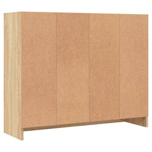 Skænk 91x28x75 cm konstrueret træ sonoma-eg