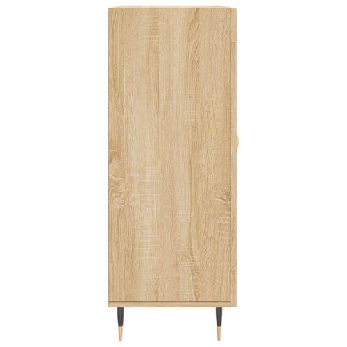 Skænk 69,5x34x90 cm konstrueret træ sonoma-eg
