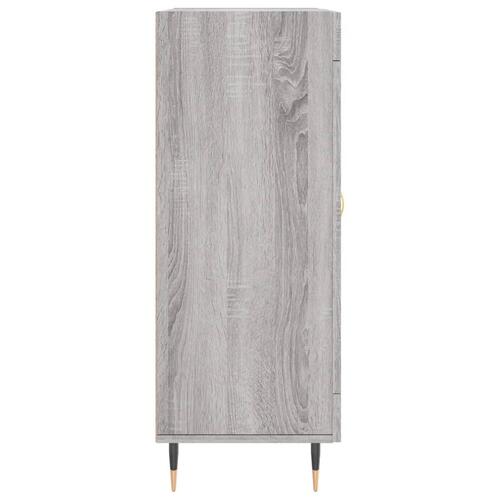 Skænk 69,5x34x90 cm konstrueret træ grå sonoma-eg