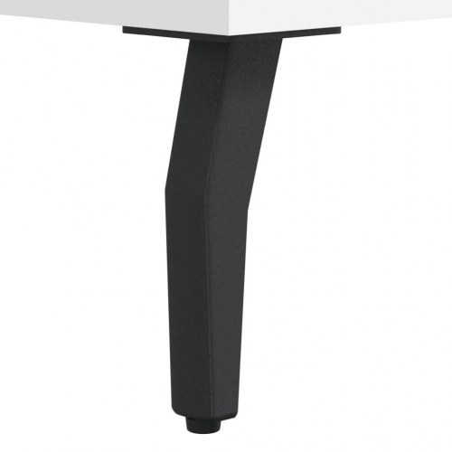 Skab 90x34x80 cm konstrueret træ hvid