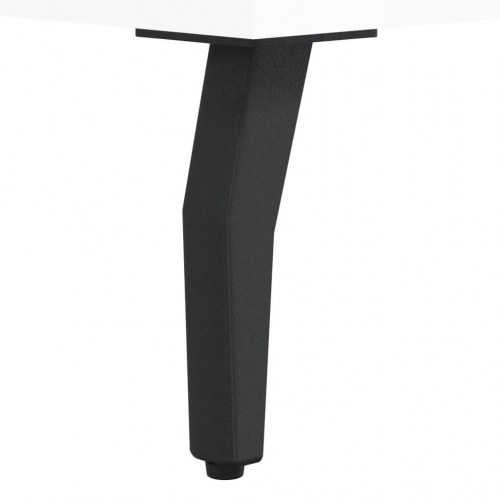 Skab 90x34x80 cm konstrueret træ hvid højglans