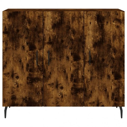 Skab 90 x 34 x 80 cm - røget egetræsfarve