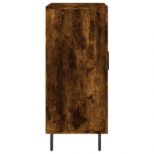Skab 90 x 34 x 80 cm - røget egetræsfarve