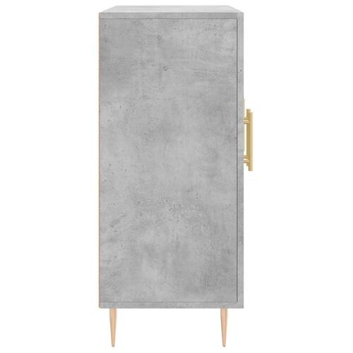 Skab 90x34x80 cm konstrueret træ betongrå