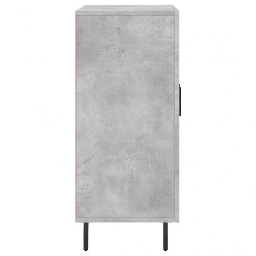 Skænk/skab 90 × 34 × 80 cm i konstrueret træ - betongrå