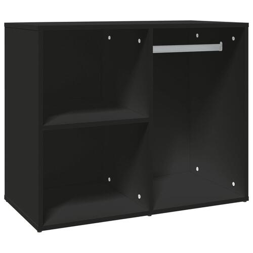 Skab 80x40x65 cm konstrueret træ sort