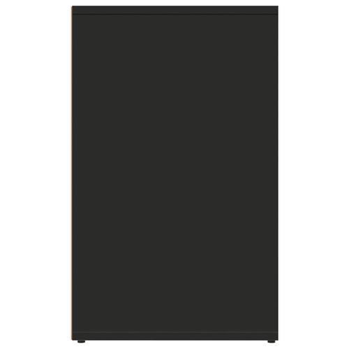 Skab 80x40x65 cm konstrueret træ sort