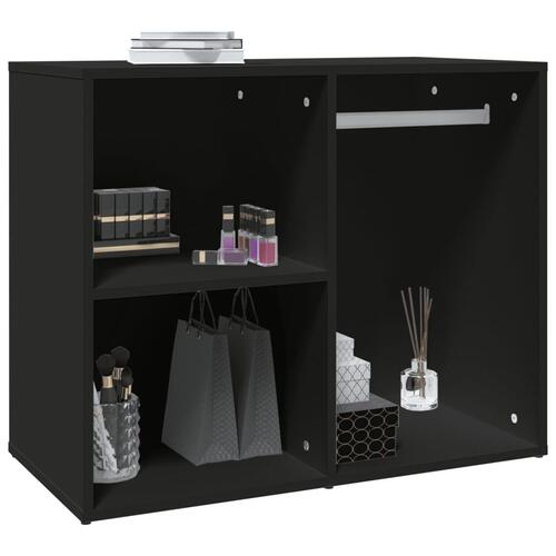 Skab 80x40x65 cm konstrueret træ sort
