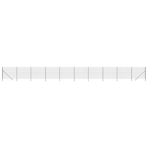 Trådhegn 2,2x25 m galvaniseret stål antracitgrå