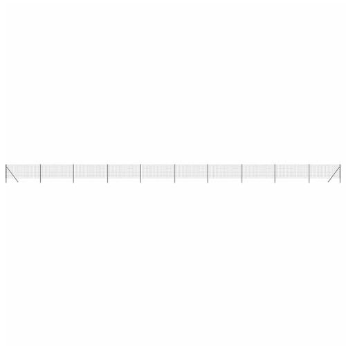 Trådhegn 0,8x25 m galvaniseret stål antracitgrå