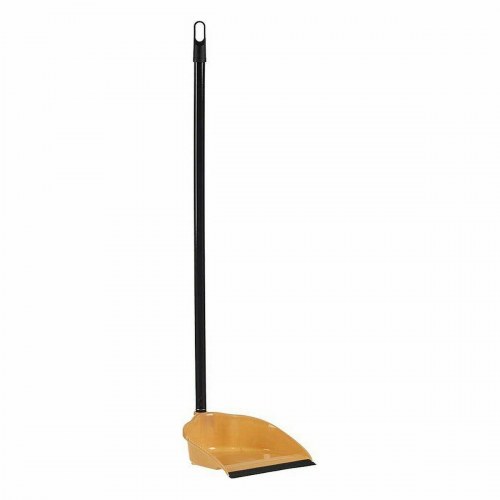 Fejebakke med langt skaft - flødefarvet, PVC/metal, 22,5 × 87,5 × 23,5 cm (12 stk.)