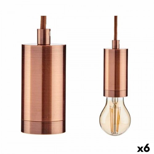 Pendel lampe bronze 60 W - 6 stk.