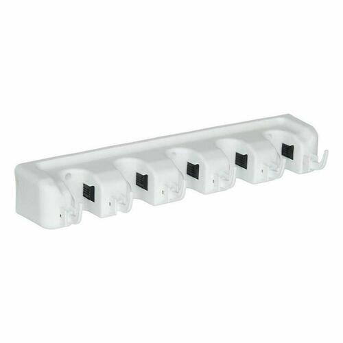 Holder Rengøringsværktøj Hvid Naturgummi polypropylen 4,3 x 8,5 x 6 cm (12 enheder)