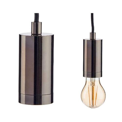 Loftslampe Sort Metal 60 W (6 enheder)