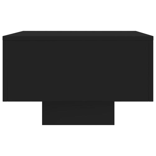 Sofabord 100x49,5x31 cm konstrueret træ sort