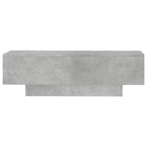 Sofabord 100x49,5x31 cm konstrueret træ betongrå