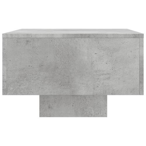 Sofabord 100x49,5x31 cm konstrueret træ betongrå