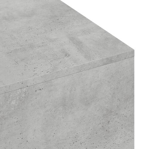 Sofabord 100x49,5x31 cm konstrueret træ betongrå