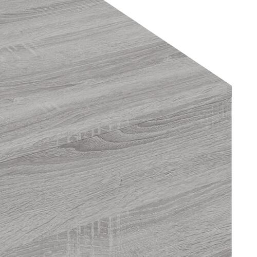 Sofabord 100x49,5x31 cm konstrueret træ grå sonoma-eg