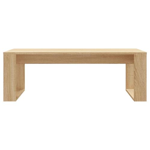 Sofabord 102x50x35 cm konstrueret træ sonoma-eg