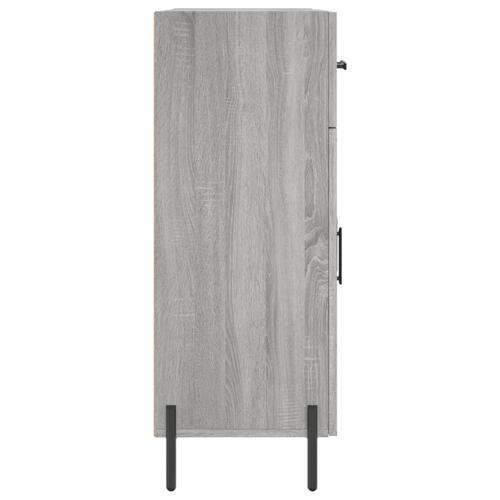 Skænk 69,5x34x90 cm konstrueret træ grå sonoma-eg