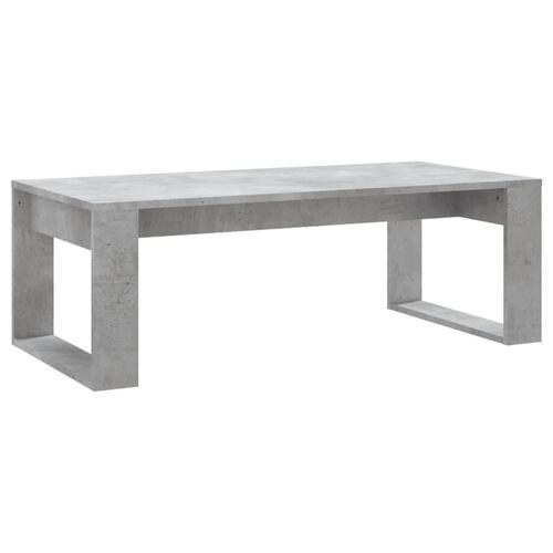 Sofabord 102x50x35 cm konstrueret træ betongrå