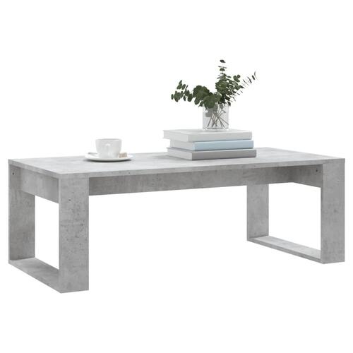Sofabord 102x50x35 cm konstrueret træ betongrå