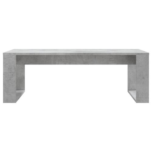 Sofabord 102x50x35 cm konstrueret træ betongrå