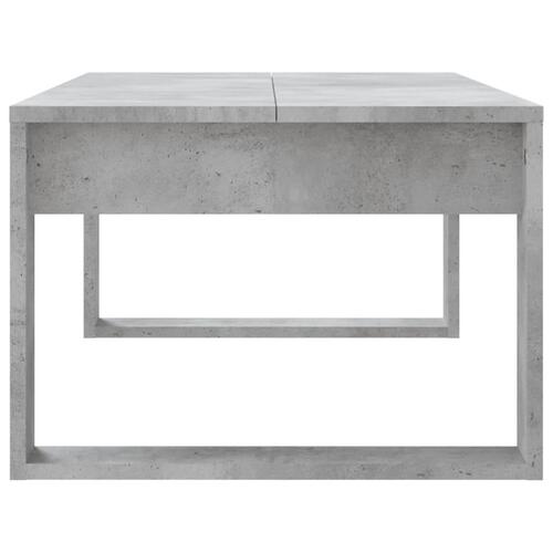 Sofabord 102x50x35 cm konstrueret træ betongrå