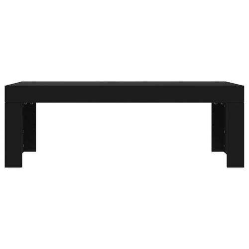 Sofabord 102x50x36 cm konstrueret træ sort
