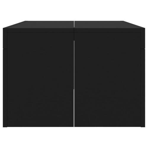 Sofabord 102x50x36 cm konstrueret træ sort