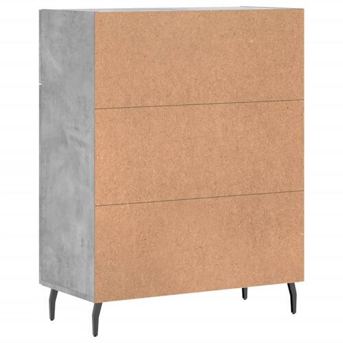Skænk 69,5x34x90 cm konstrueret træ betongrå
