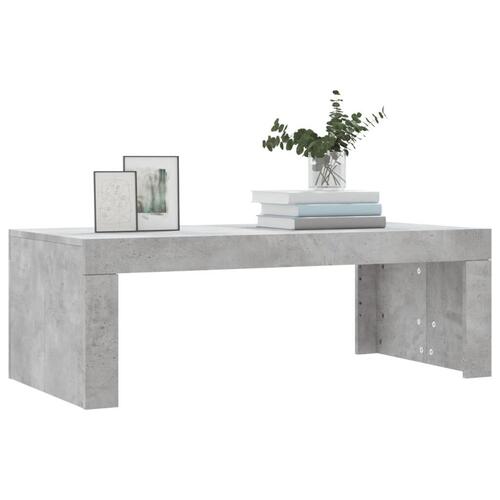 Sofabord 102x50x36 cm konstrueret træ betongrå