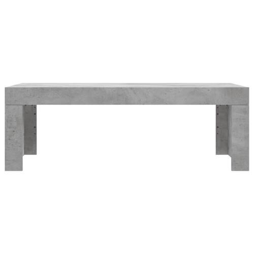 Sofabord 102x50x36 cm konstrueret træ betongrå