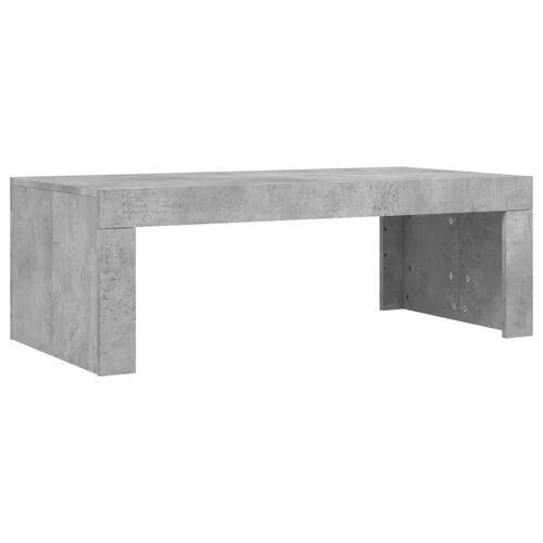 Sofabord 102x50x36 cm konstrueret træ betongrå