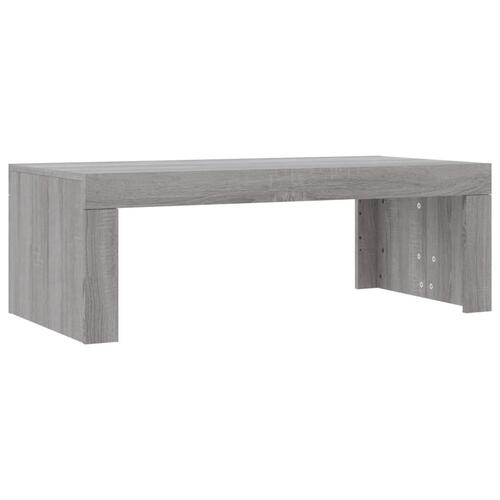 Sofabord 102x50x36 cm konstrueret træ grå sonoma-eg