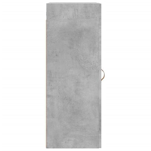 Vægskab 34,5x34x90 cm konstrueret træ betongrå